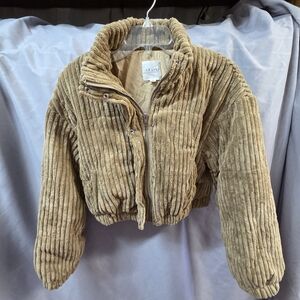 LE LIS Tan Corduroy Jacket